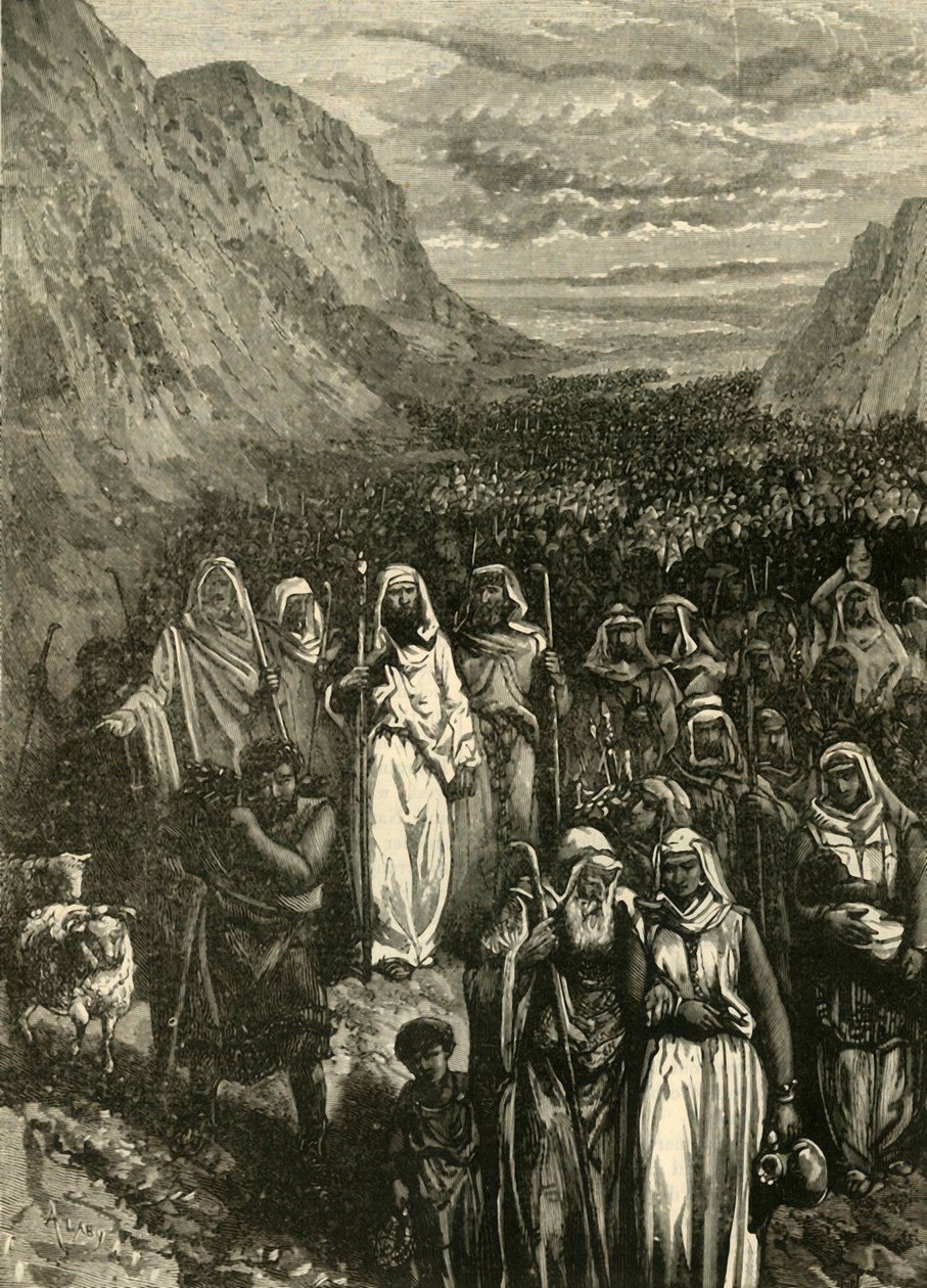 Izraeliták márciusa, 1890. alkotó: Unbekannt