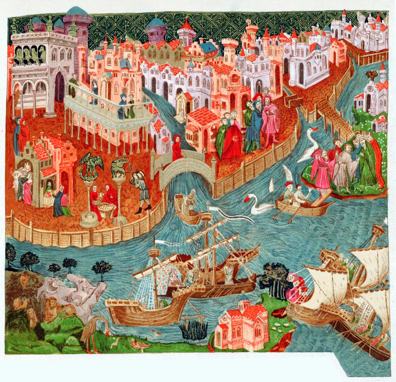 Marco Polo, velencei kereskedő és felfedező, 14. század alkotó: Unbekannt