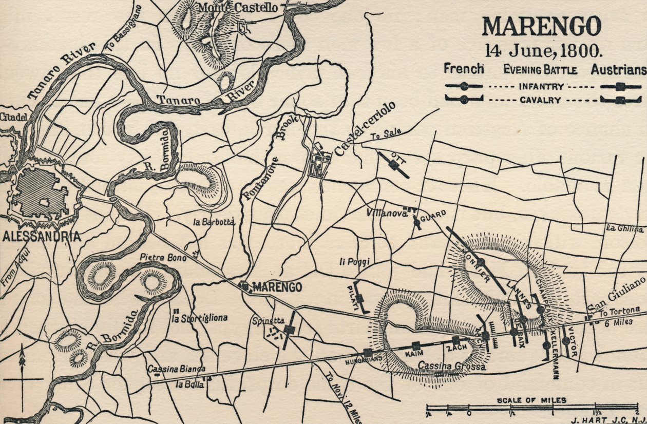 Marengo – 1800. június 14., esti csata, 1896 alkotó: Unbekannt