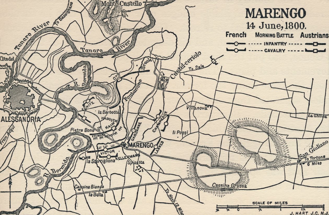 Marengo – 1800. június 14. reggeli csata, 1896 alkotó: Unbekannt