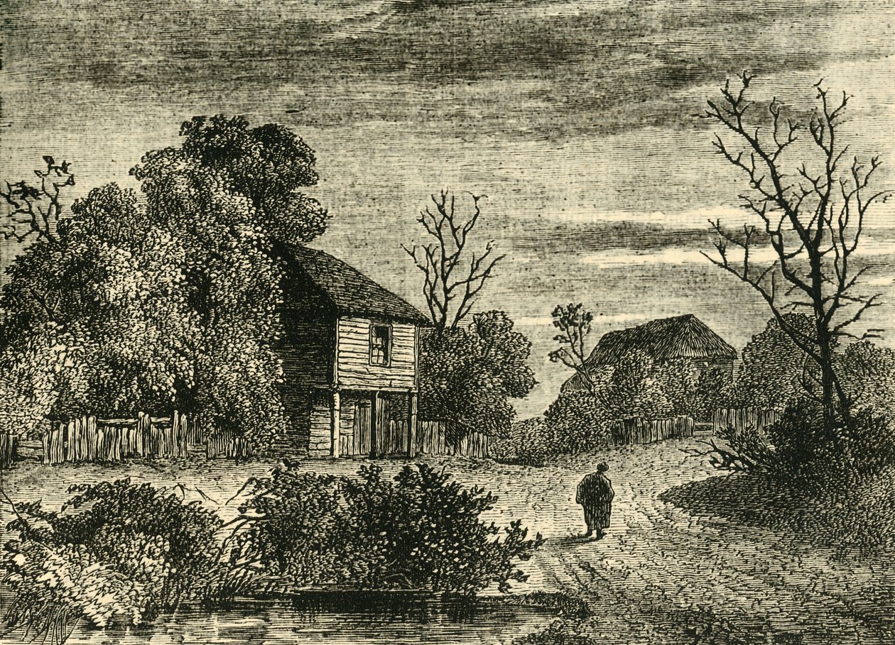 Margaret Finchs Cottage, Norwood 1808-ban, 1878 körül. alkotó: Unbekannt