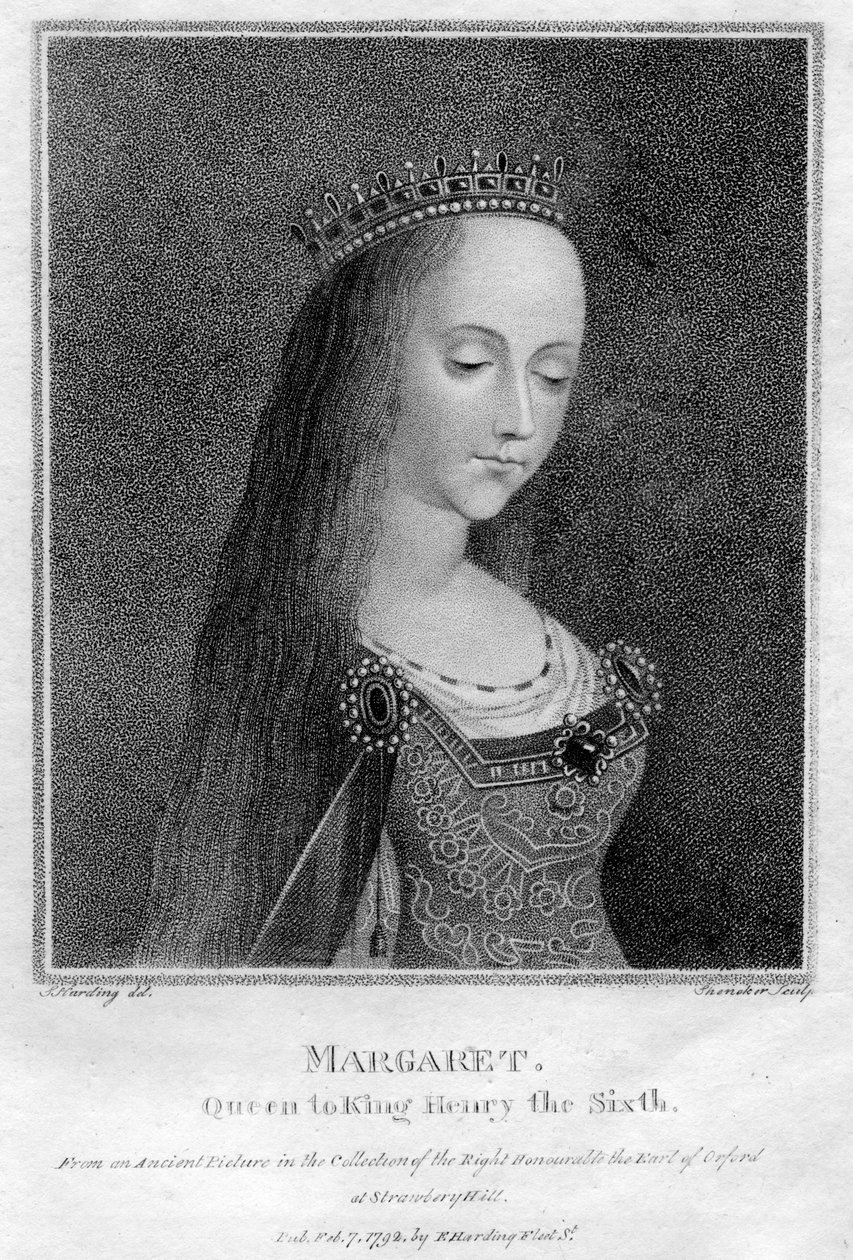 Anjou Margit, VI. Henrik királynője, 1792 alkotó: Unbekannt