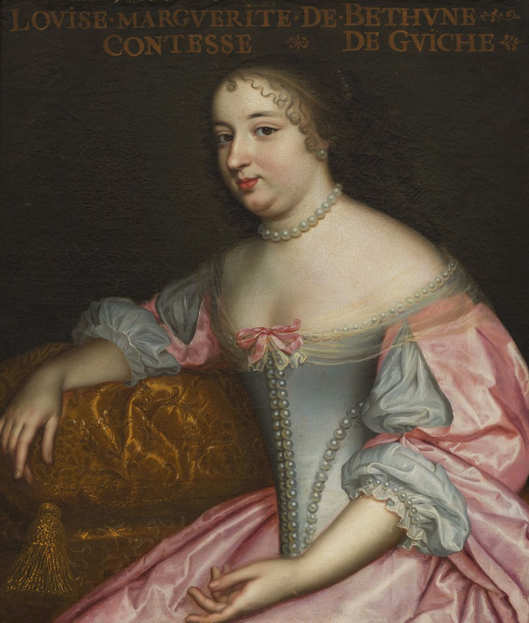 Marguerite Louise Suzanne de Béthune 1643-1726, Guiche grófnője, Lude hercegnője, 1665 körül. alkotó: Unbekannt