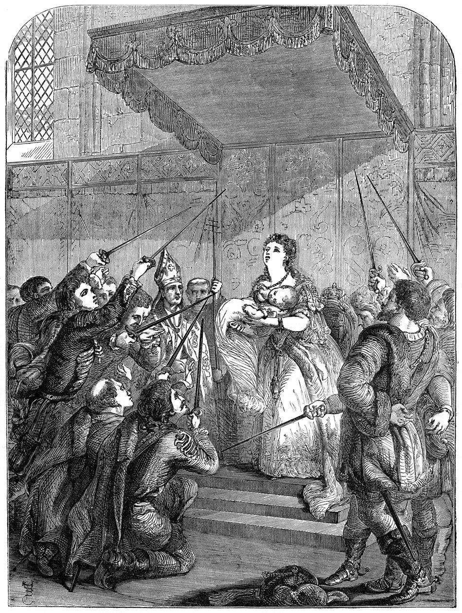 Ausztriai Mária Terézia 1717-1780 a magyar diétára apellálva, 18. század 19. század alkotó: Unbekannt