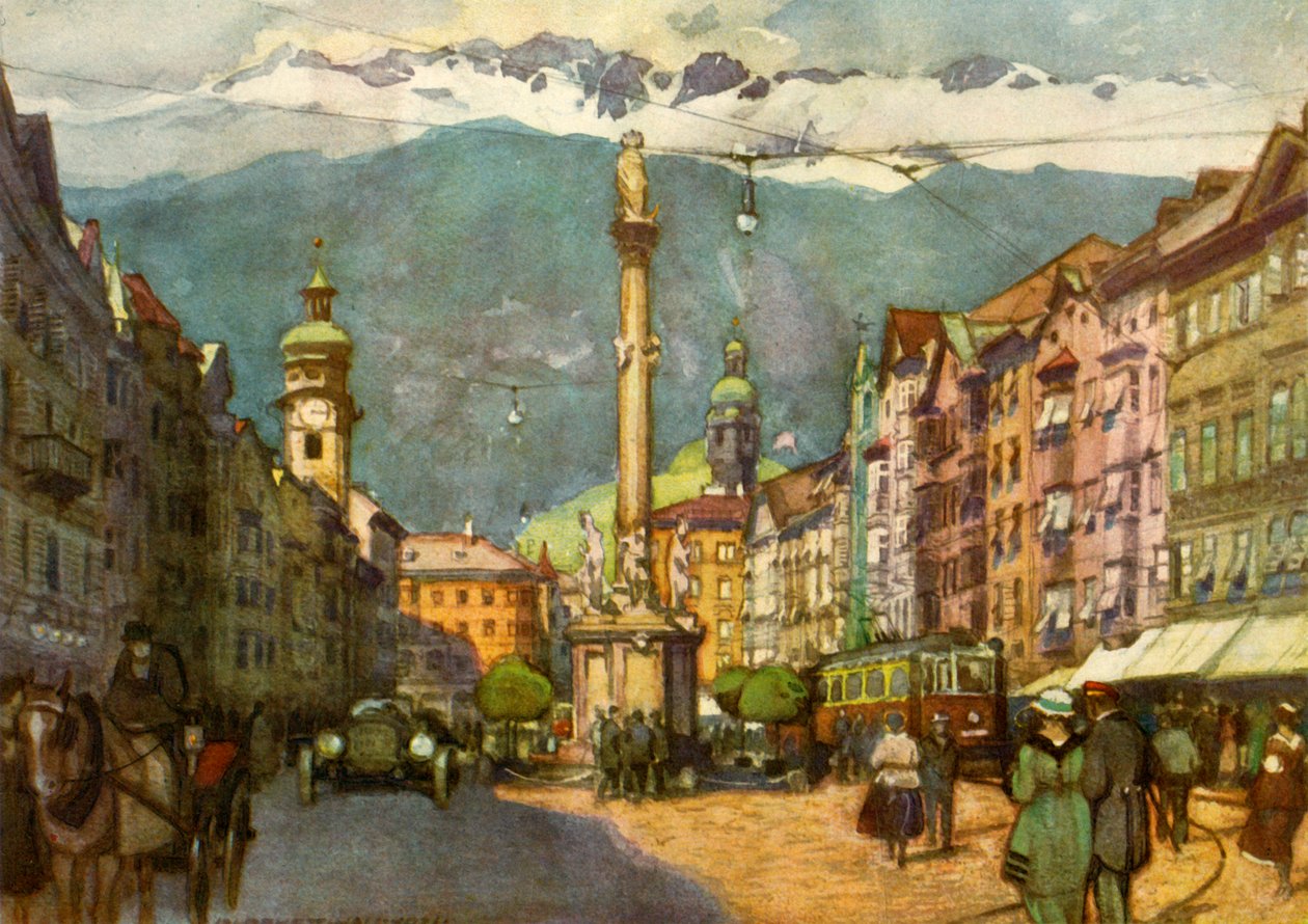 Maria Theresienstrasse, 1929. alkotó: Unbekannt