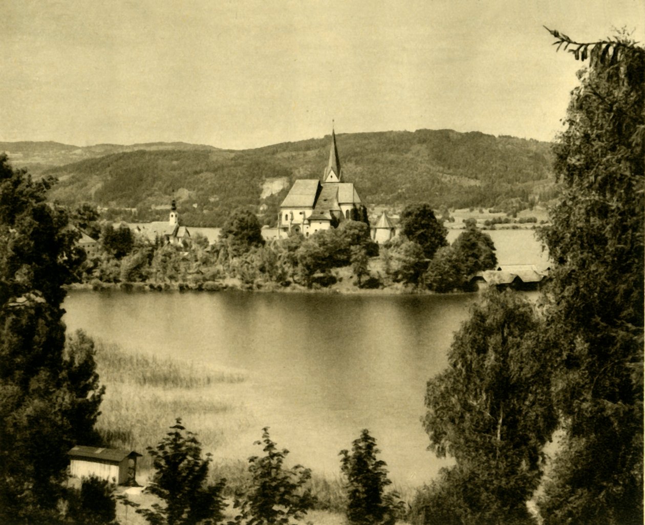 Maria Wörth, Wörthersee, Ausztria, c1935. alkotó: Unbekannt
