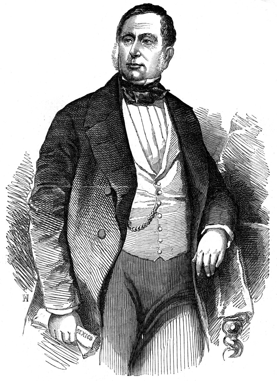 Mariano Arista mexikói tábornok és politikus, 1853 alkotó: Unbekannt
