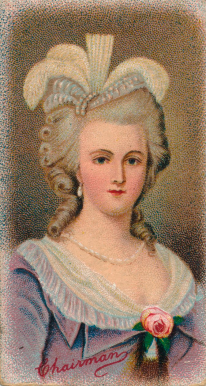 Marie Antoinette 1755-1793, Franciaország királynője, 1912 alkotó: Unbekannt