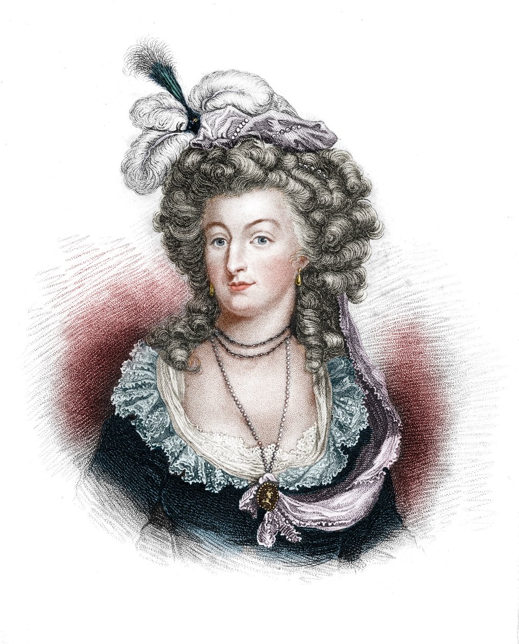 Marie Antoinette, XVI. Lajos francia királyné hitvese, 1843 alkotó: Unbekannt