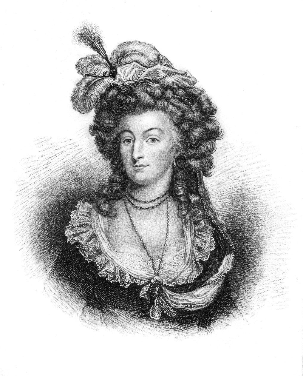 Marie Antoinette, XVI. Lajos francia királyné hitvese, 1843 alkotó: Unbekannt
