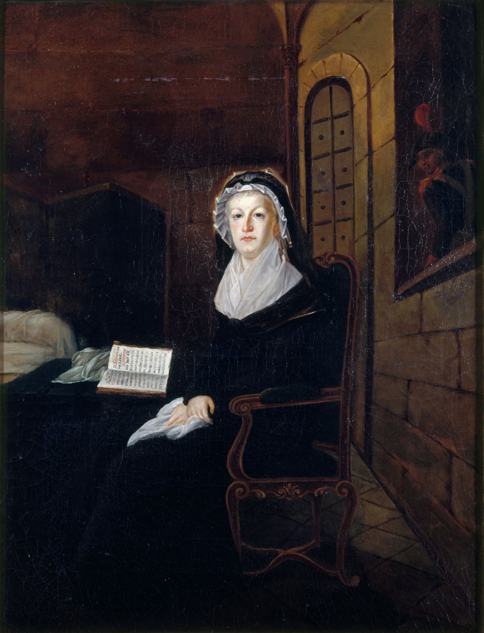 Marie Antoinette a Conciergerie-ben, c. 1815. alkotó: Unbekannt