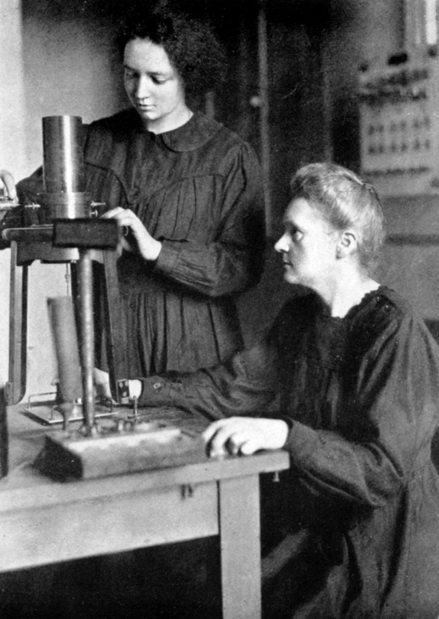 Marie Curie, lengyel származású francia fizikus és lánya, Irene, 1925 alkotó: Unbekannt