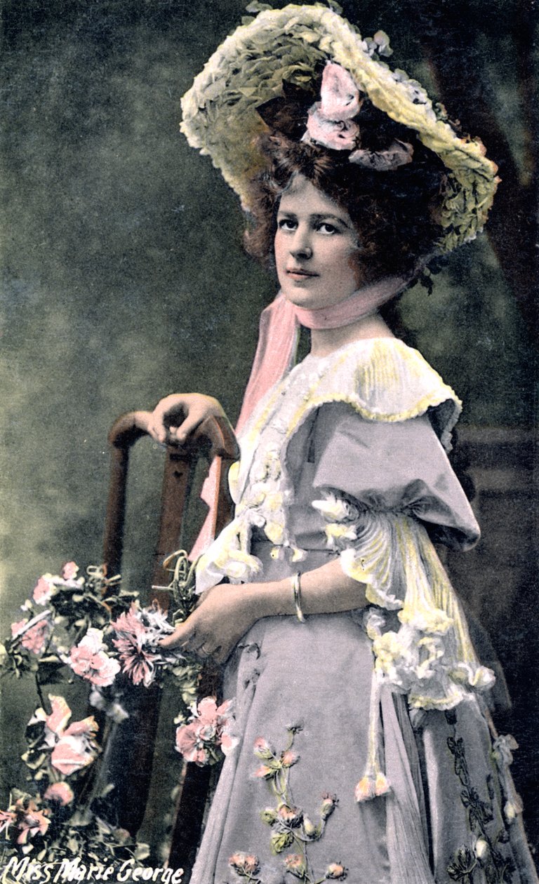 Marie George amerikai színésznő, a XX. század elején alkotó: Unbekannt