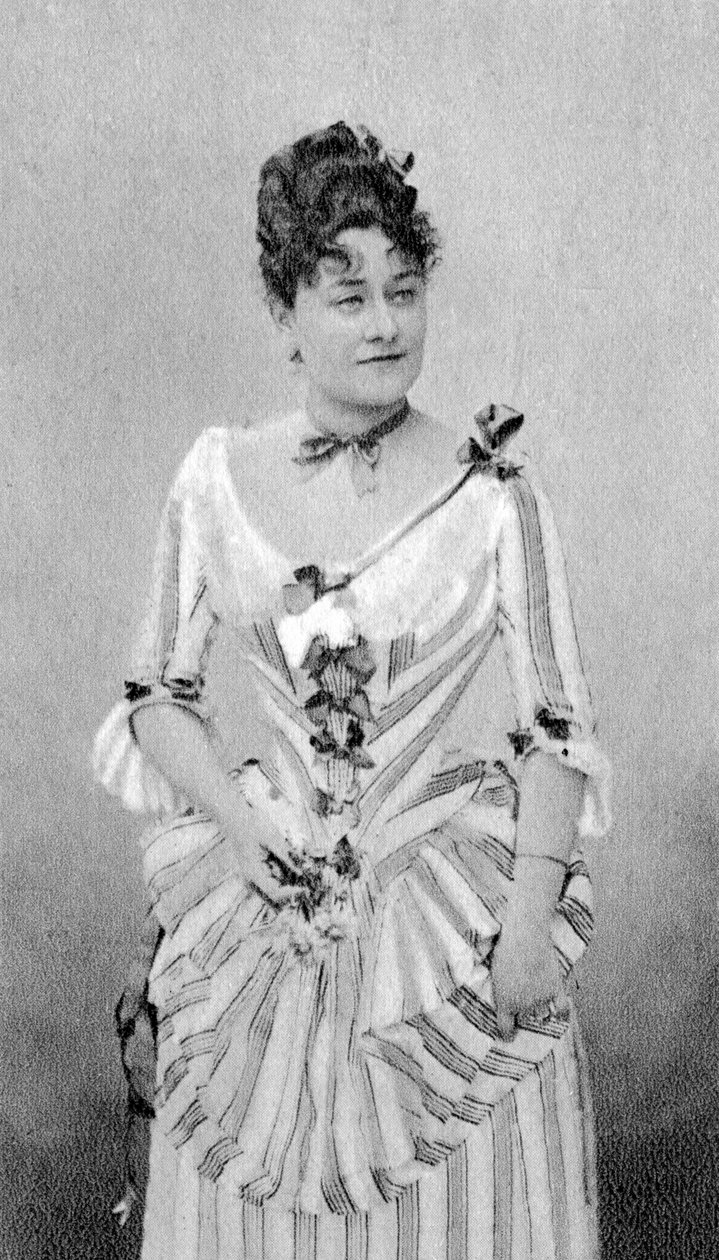 Marie Grisier Montbazon francia mezzoszoprán és színésznő, 1877 alkotó: Unbekannt