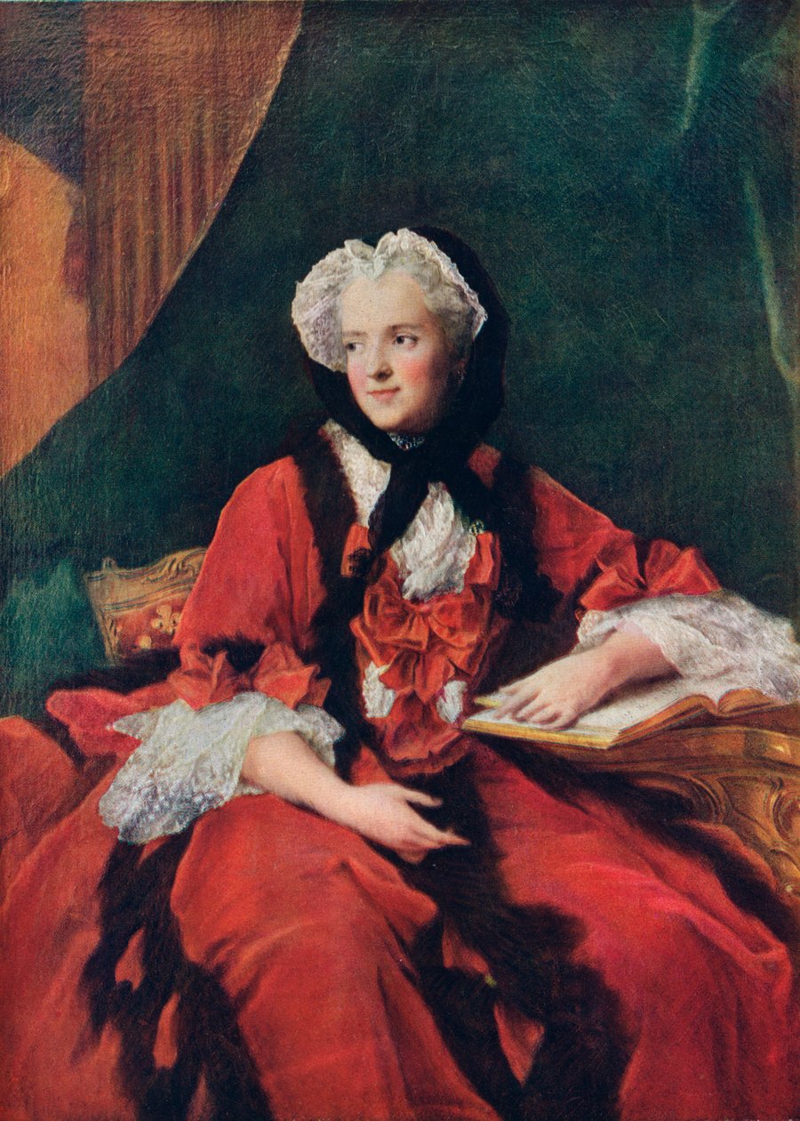 Marie Leczinska, 1703-1768 Franciaország királynője, 1909. alkotó: Unbekannt