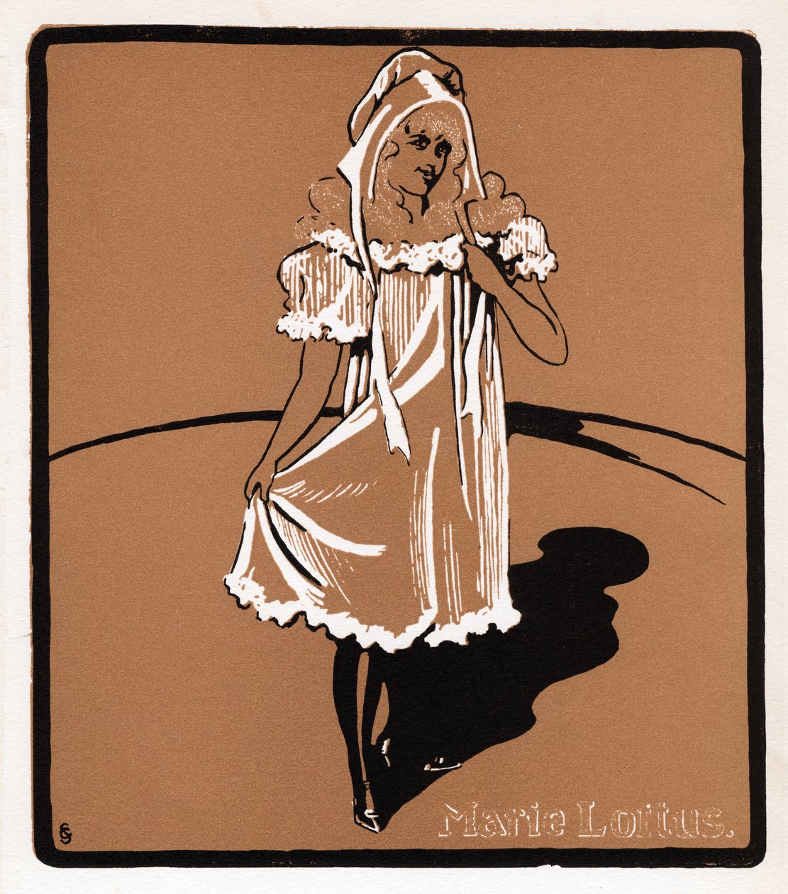 Marie Loftus 1857-1940, skót zeneterem sztár, 19. század vége alkotó: Unbekannt