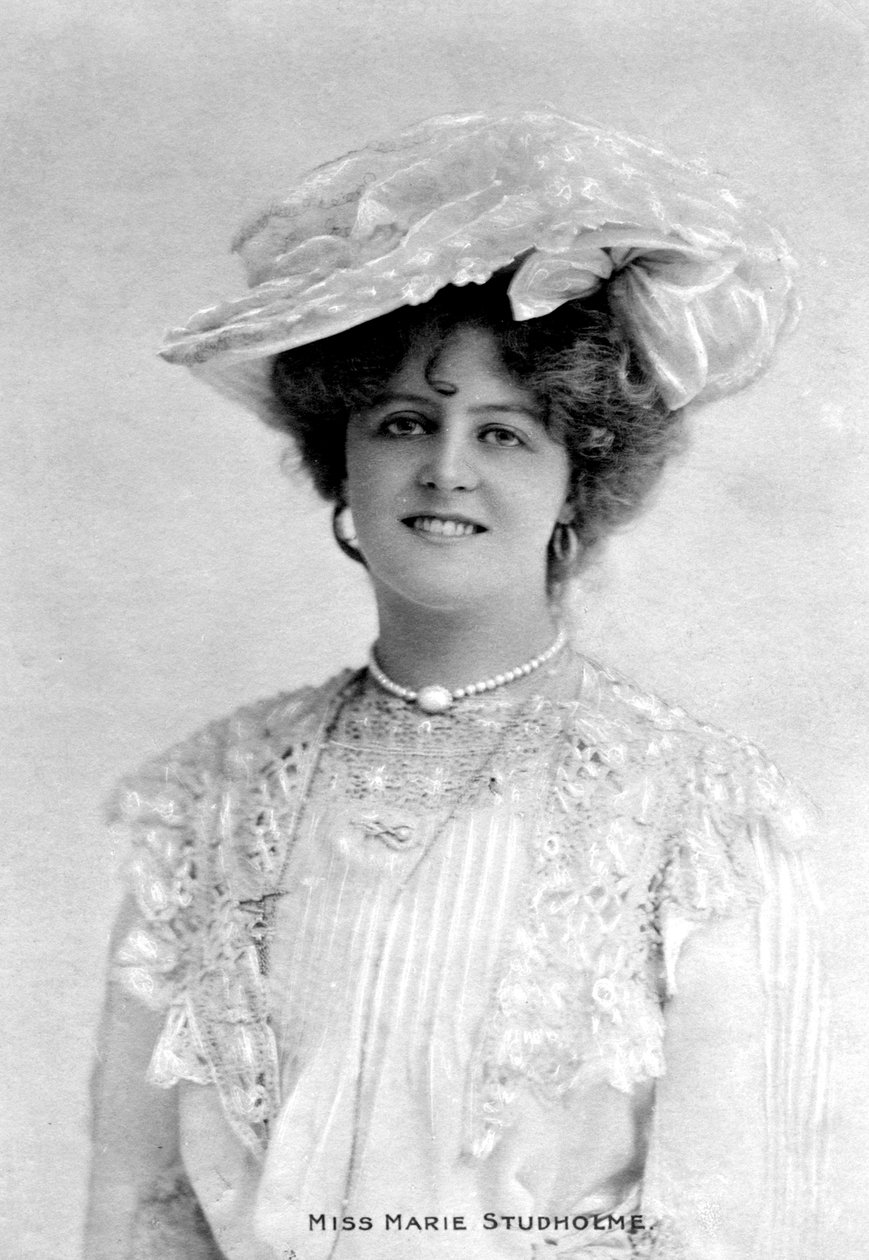 Marie Studholme 1875-1930, angol színésznő, 1903 alkotó: Unbekannt