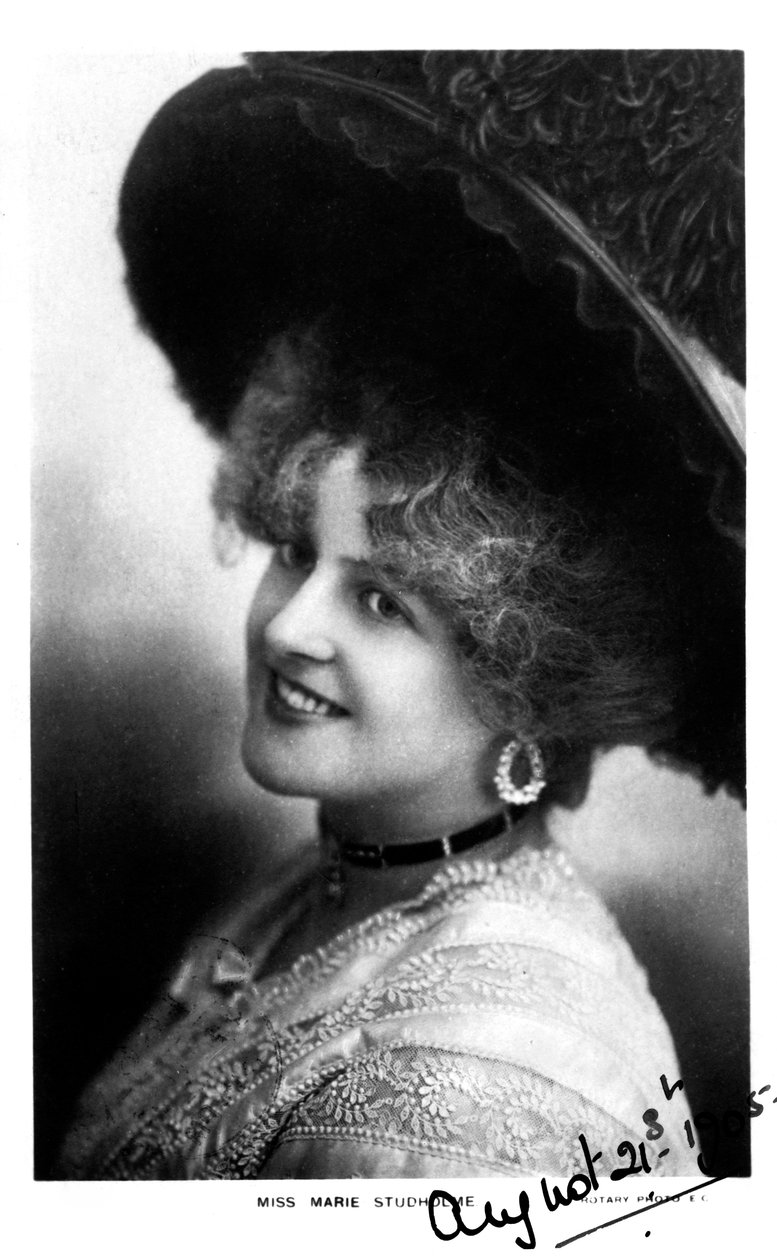 Marie Studholme 1875-1930, angol színésznő, 1905 alkotó: Unbekannt