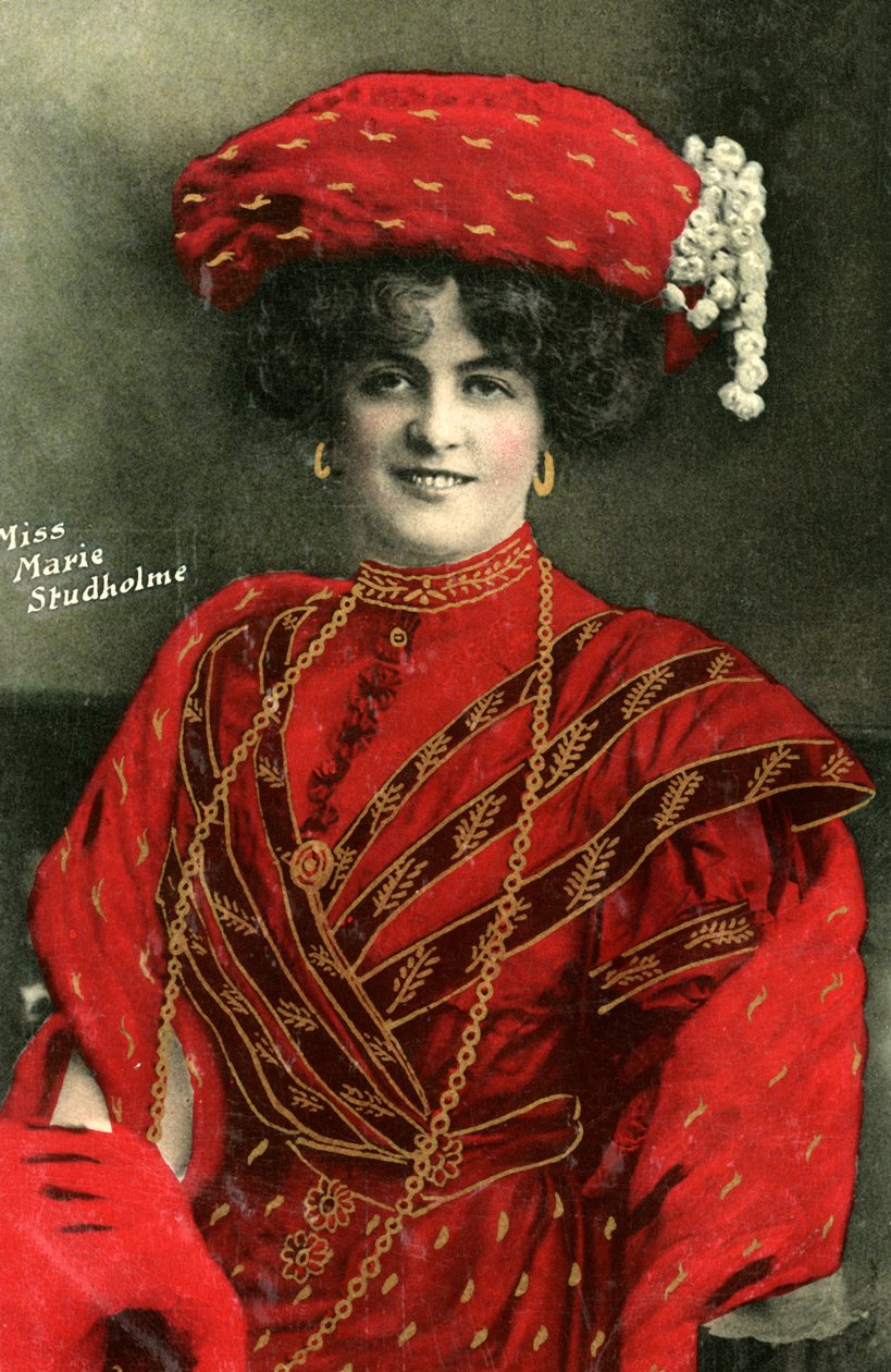 Marie Studholme 1875-1930, angol színésznő, 1907 alkotó: Unbekannt