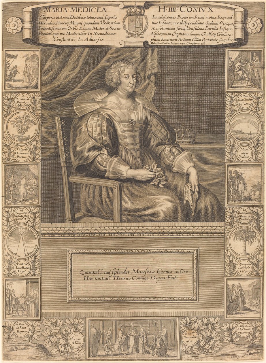 Marie de Medici. alkotó: Unbekannt