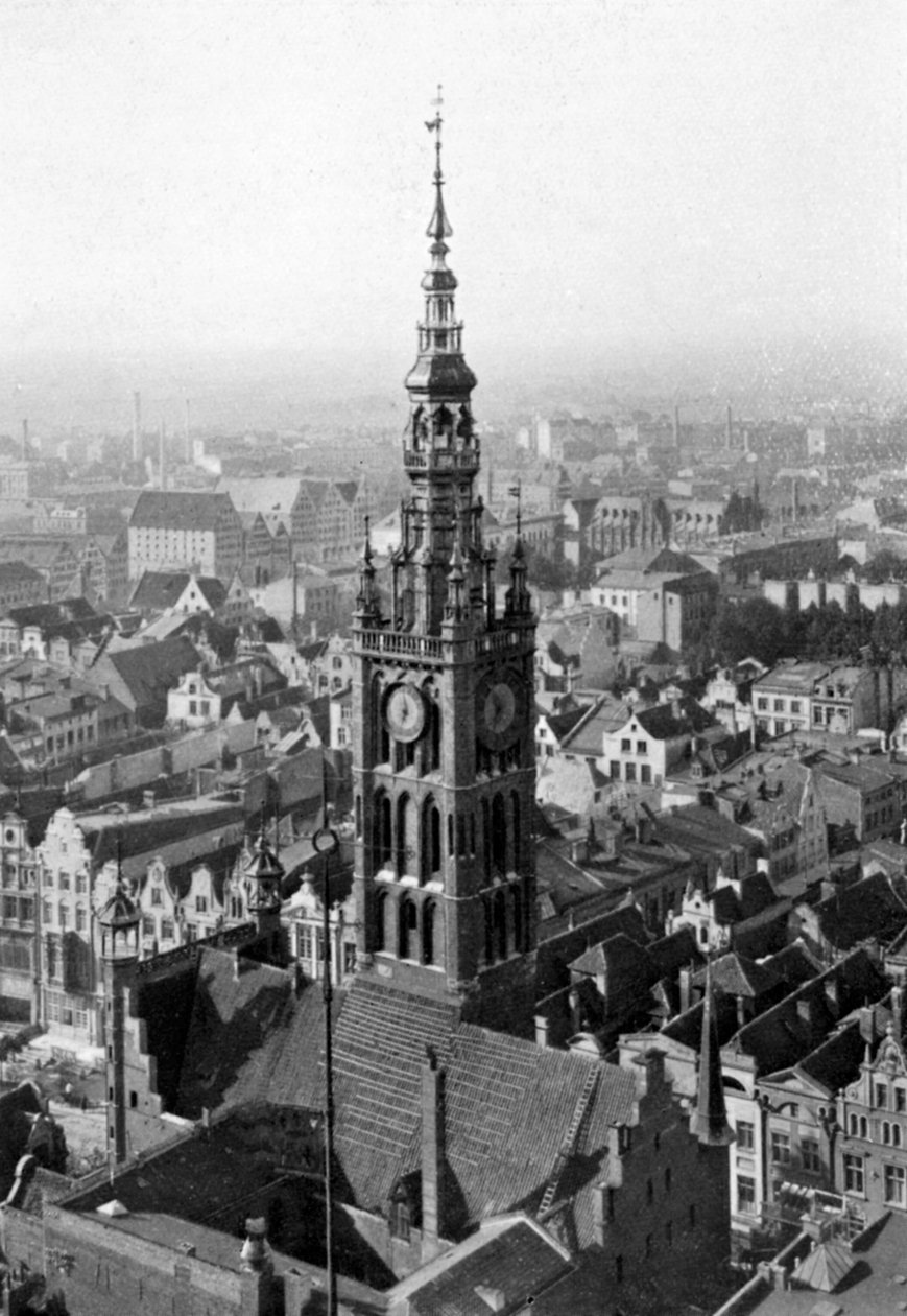 Marienkirche templomtorony, Németország, 1926 alkotó: Unbekannt