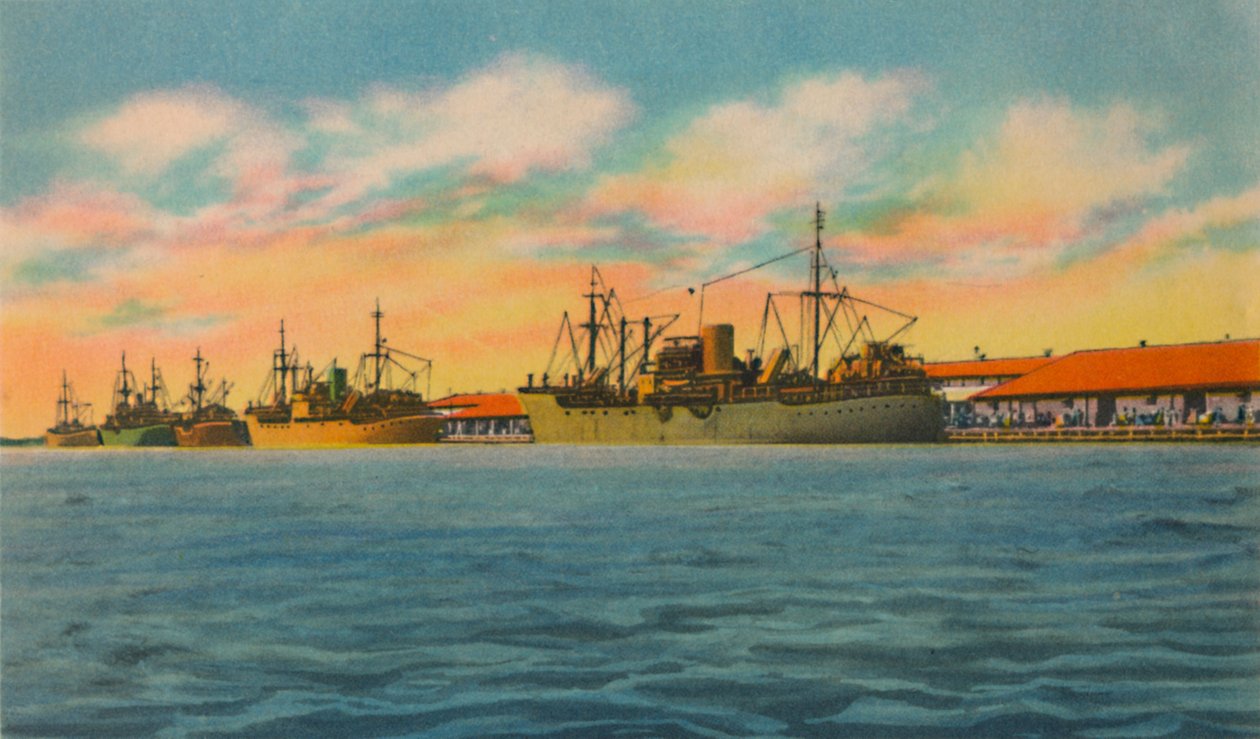 Tengeri terminál, Barranquilla, 1940-es évek alkotó: Unbekannt
