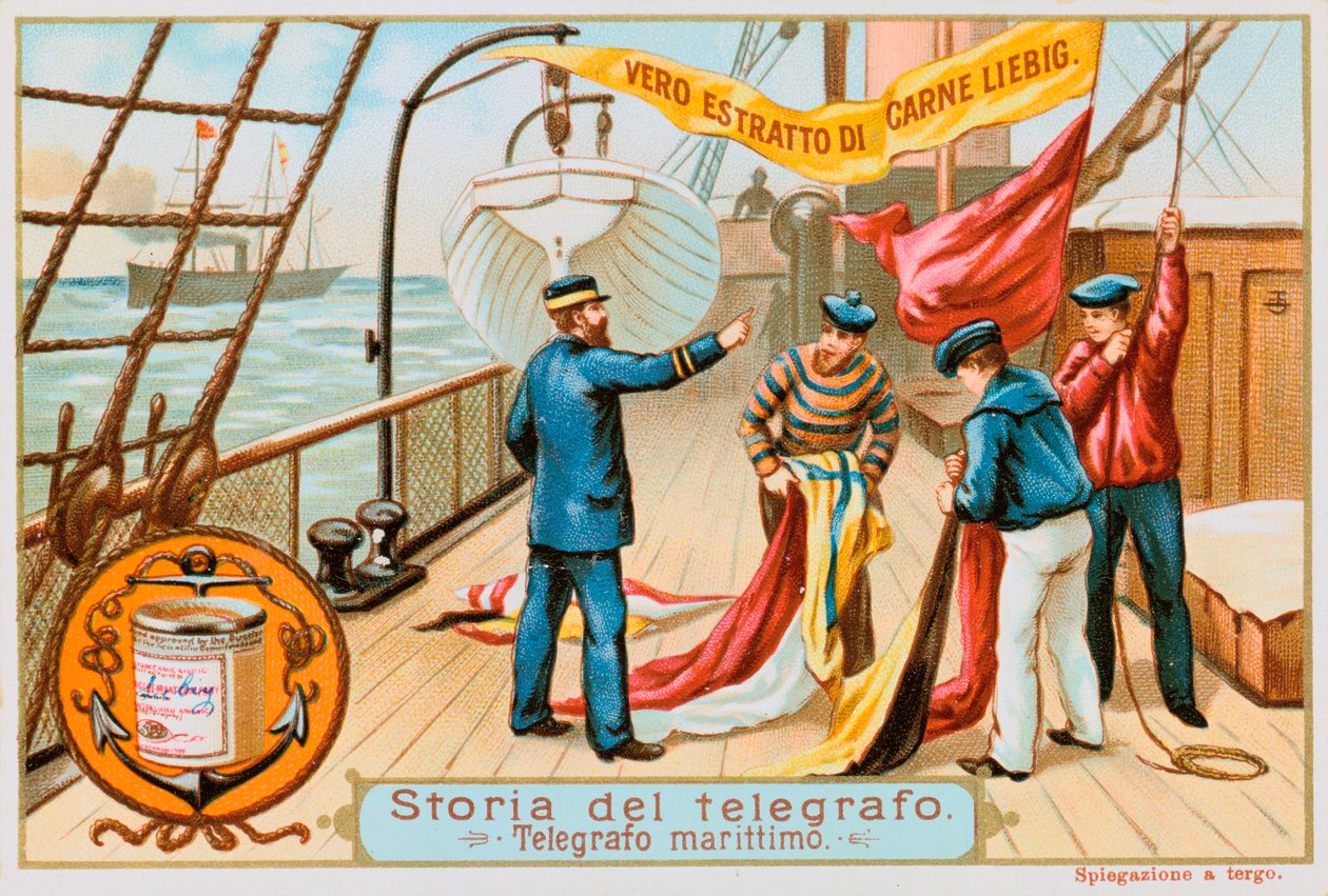 Maritime Telegraph, c1900. alkotó: Unbekannt
