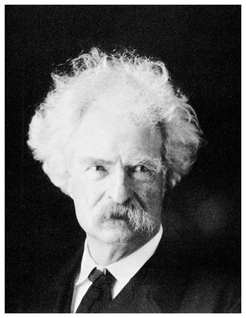 Mark Twain amerikai regényíró későbbi éveiben, az 1890-es években, 1955-ben alkotó: Unbekannt
