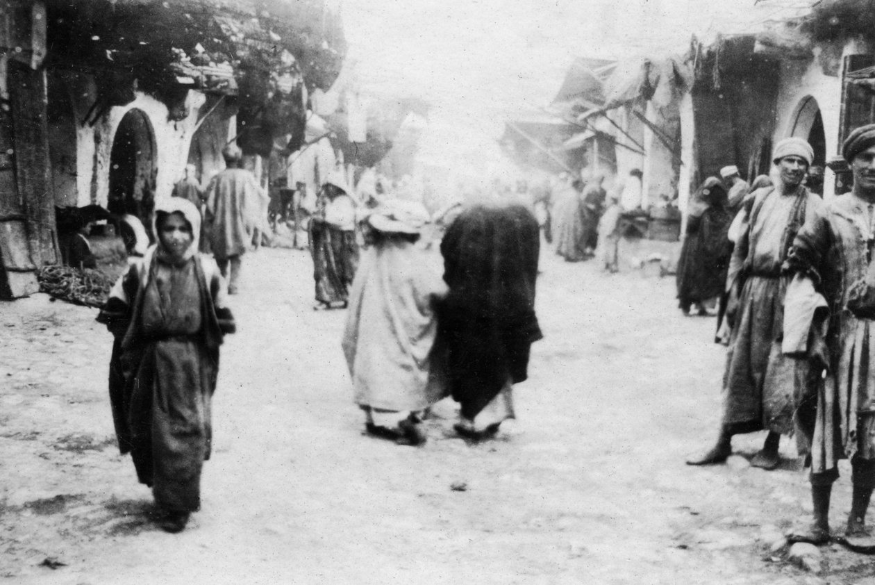 Piac, Moszul, Mezopotámia, 1918 alkotó: Unbekannt