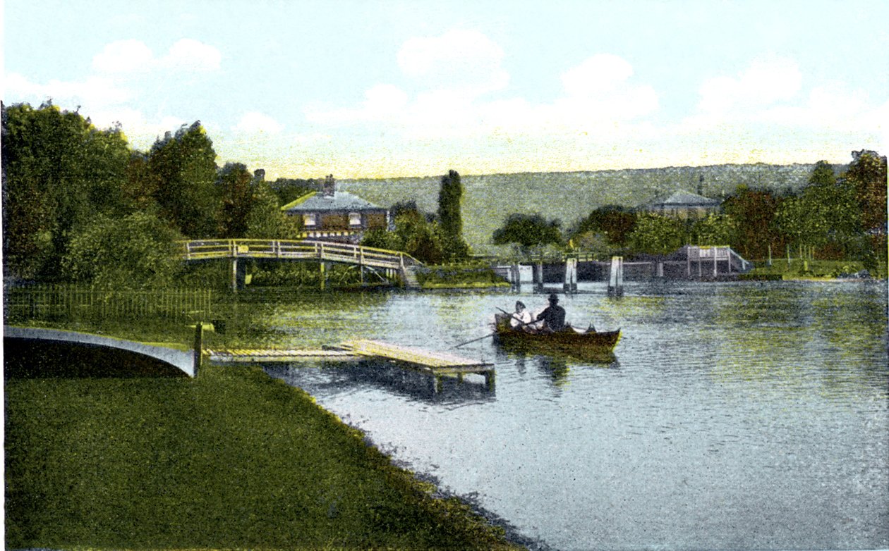 Marlow Lock, Buckinghamshire, XX. század alkotó: Unbekannt
