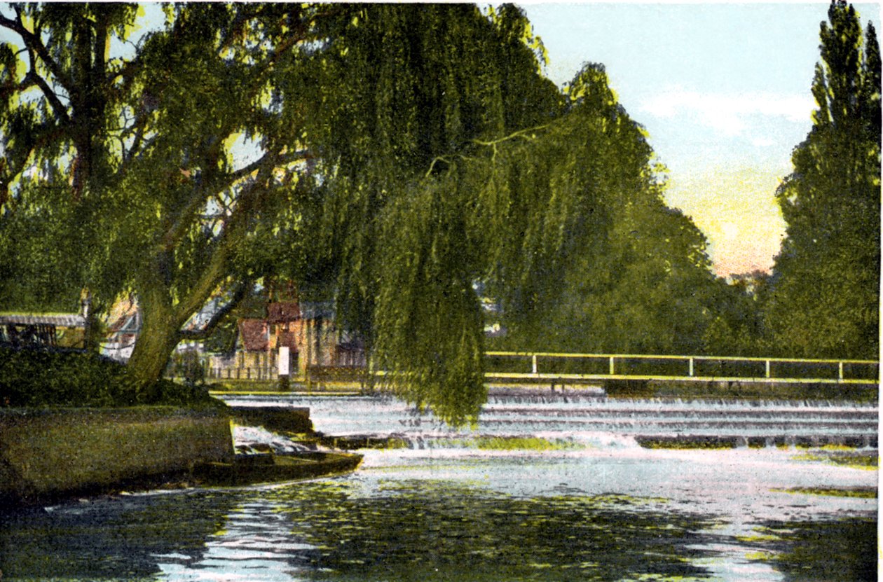 Marlow Weir, Buckinghamshire, XX. század alkotó: Unbekannt