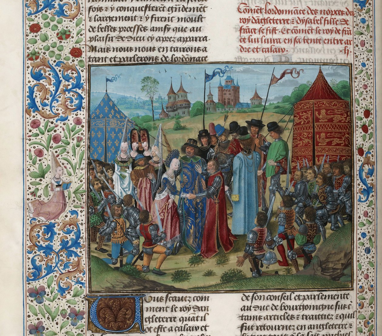 Valois Izabella és II. Richárd házassága, kb. 1470-1475. alkotó: Unbekannt