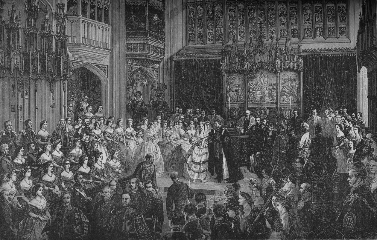 A walesi herceg házassága, 1890 alkotó: Unbekannt