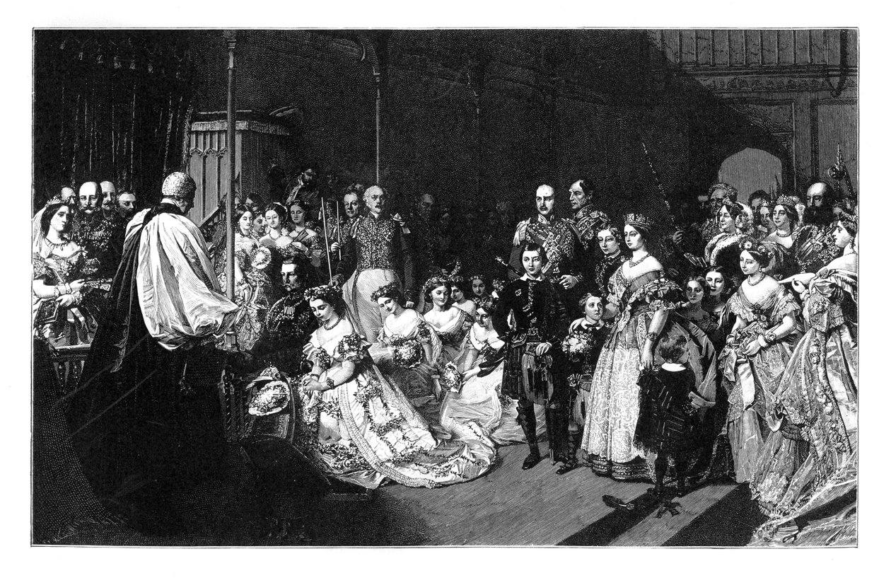 A királyi hercegnő és III. Frigyes császár házassága, 1858. január 25., 1888. alkotó: Unbekannt