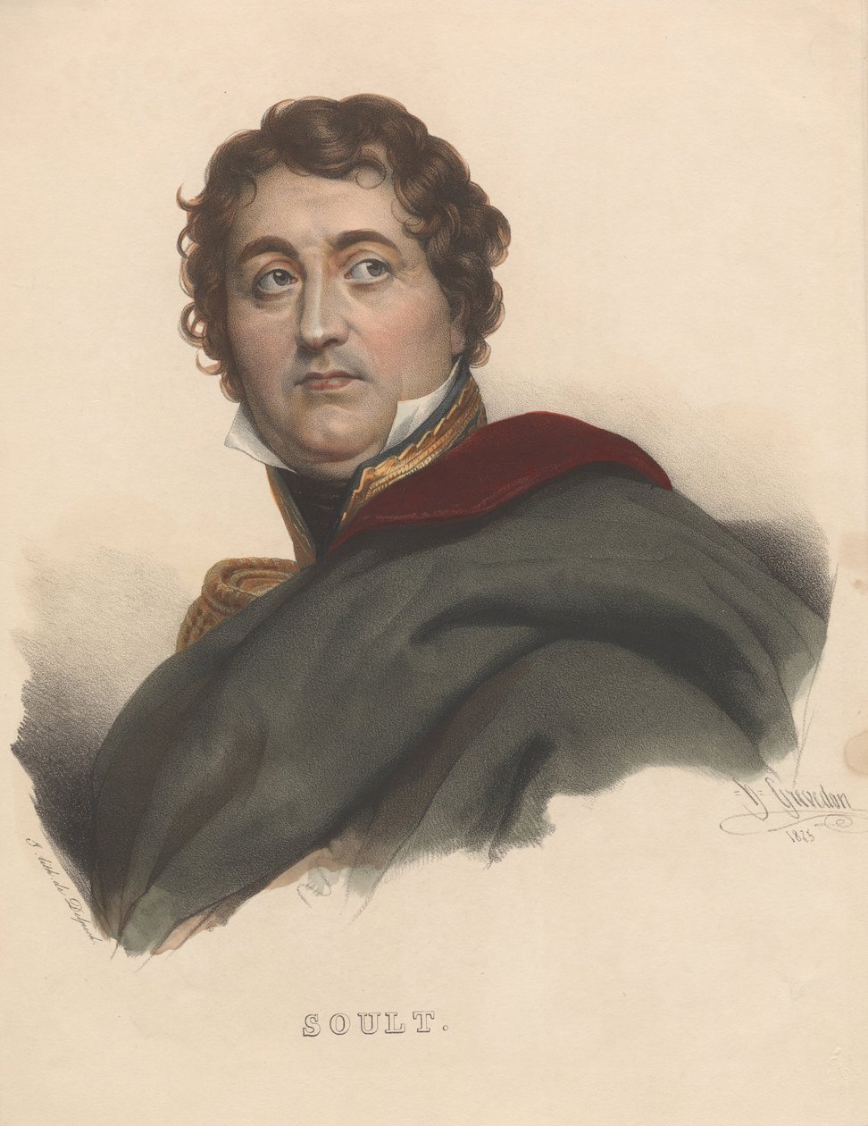 Nicolas Jean-de-Dieu Soult tábornok, 1835 alkotó: Unbekannt