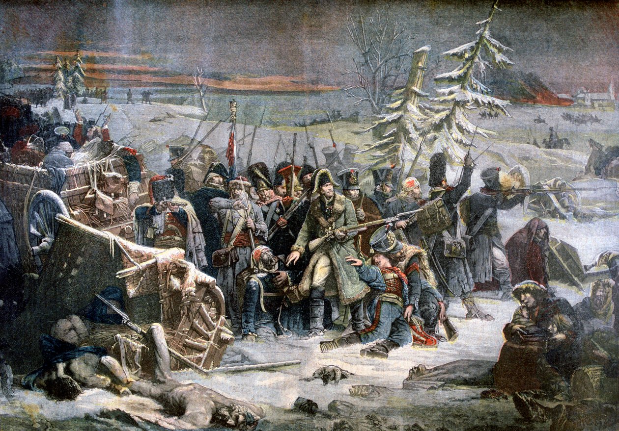 Marshall Ney az oroszországi visszavonulás során, 1812 1894 alkotó: Unbekannt