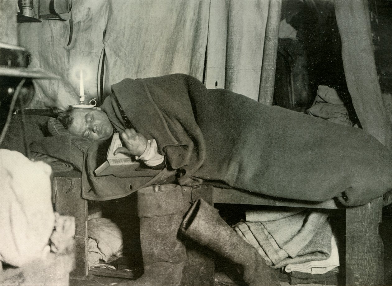 Marston az ágyában, 1908, 1909. alkotó: Unbekannt