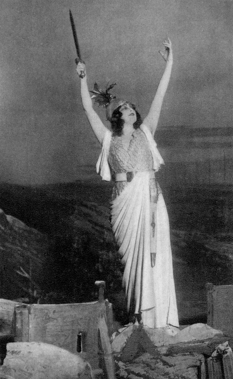 Marthe Chenal, francia szoprán, 1918 alkotó: Unbekannt