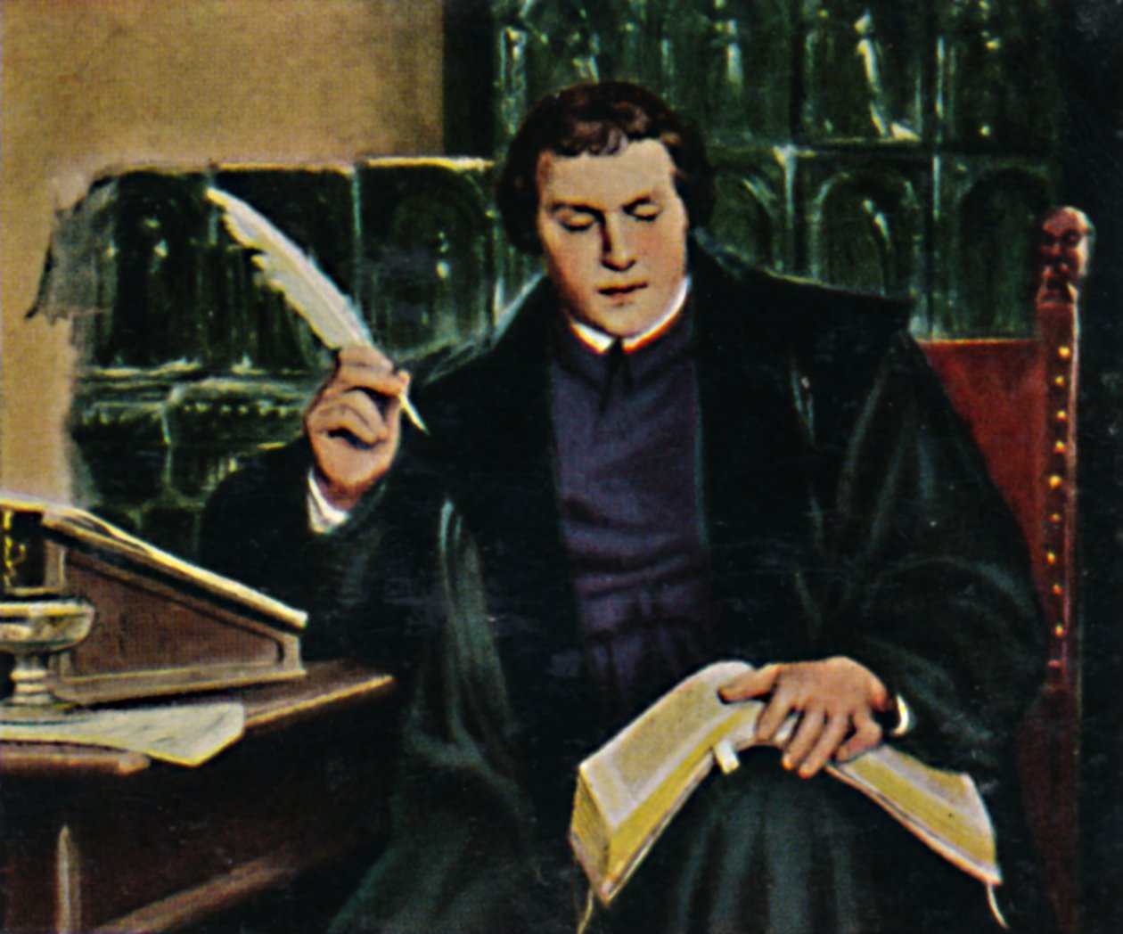 Luther Márton 1483-1546. - Thumann festménye, 1934. alkotó: Unbekannt