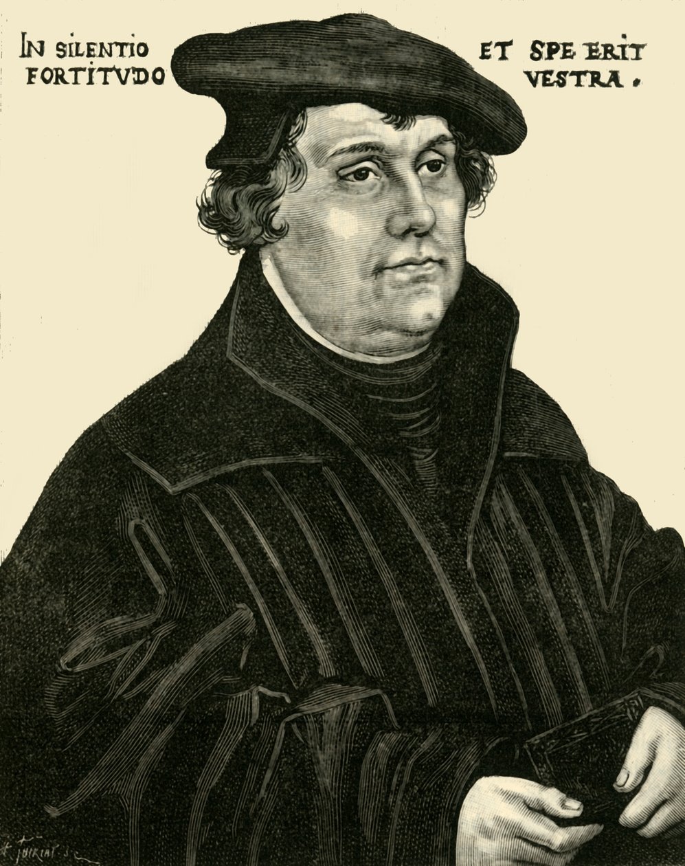 Luther Márton, 1520-1530, 1890. alkotó: Unbekannt