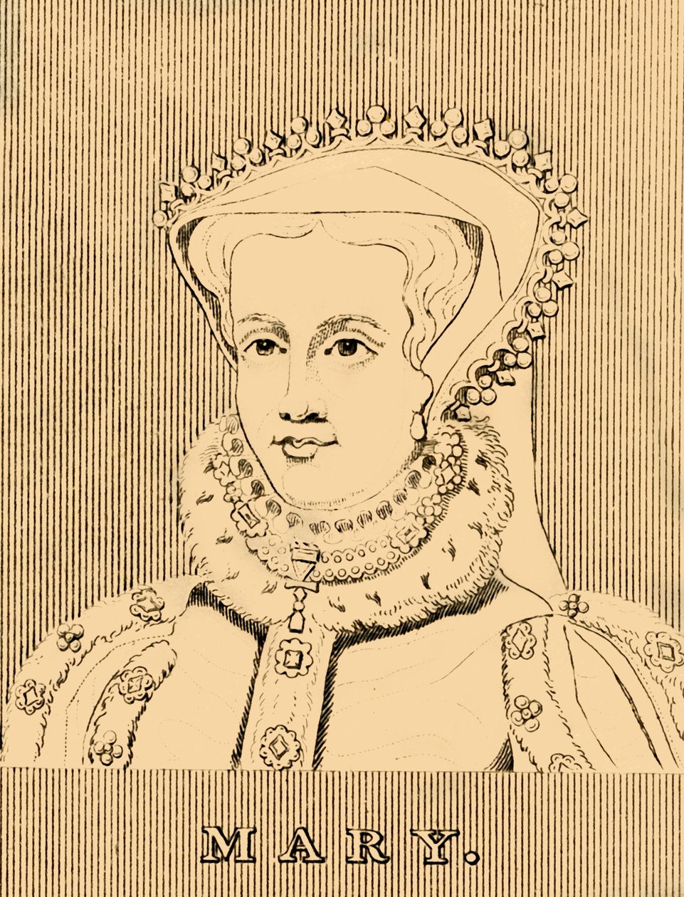 Mária, 1516-1558, 1830. alkotó: Unbekannt