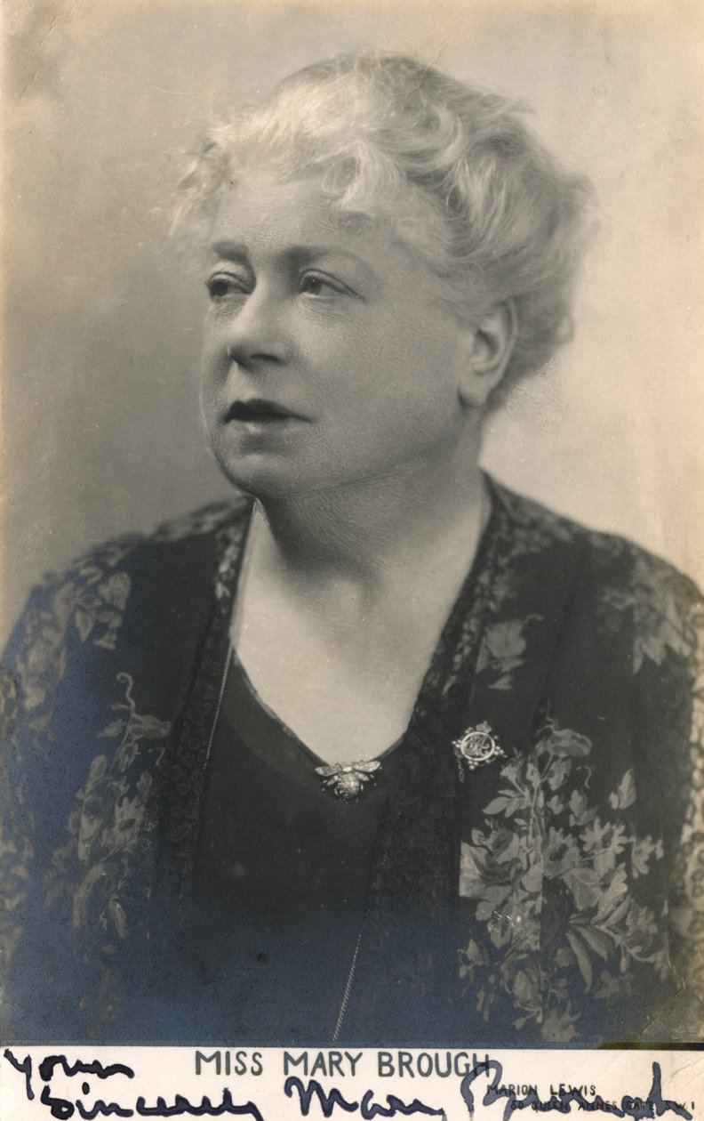 Mary Brough 1863-1834, angol színésznő, XX alkotó: Unbekannt