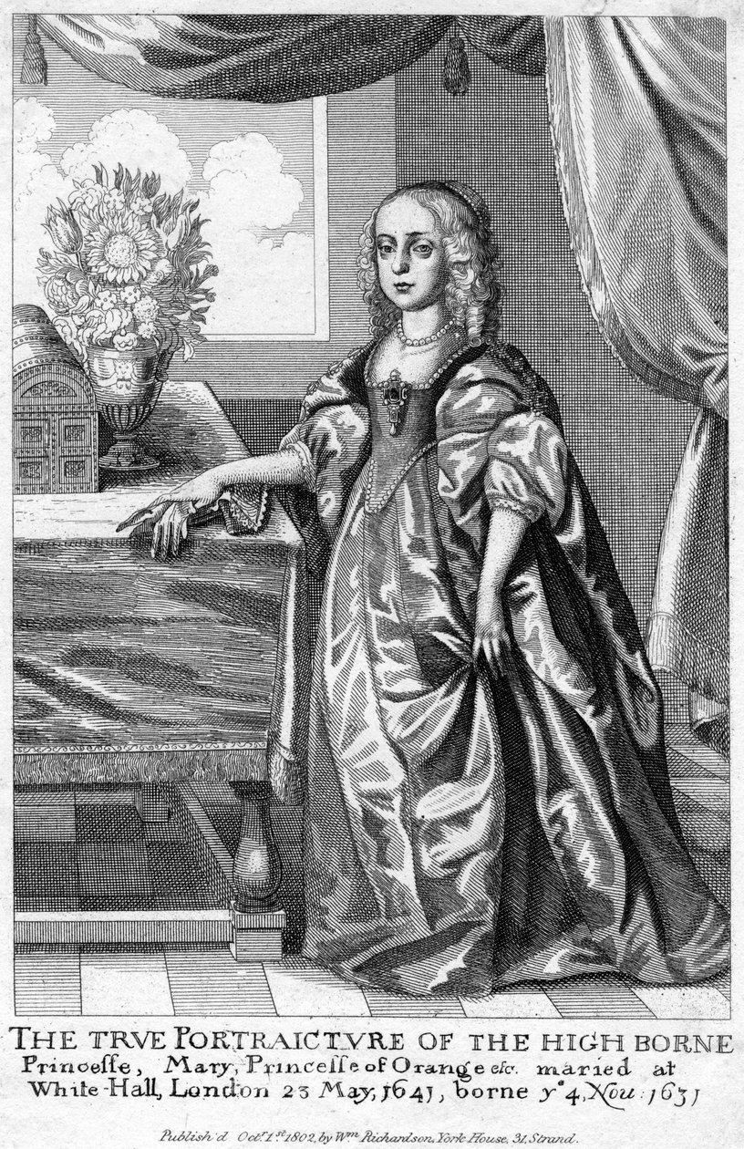 Mária, Orange hercegnője, I. Károly lánya, 1802 alkotó: Unbekannt