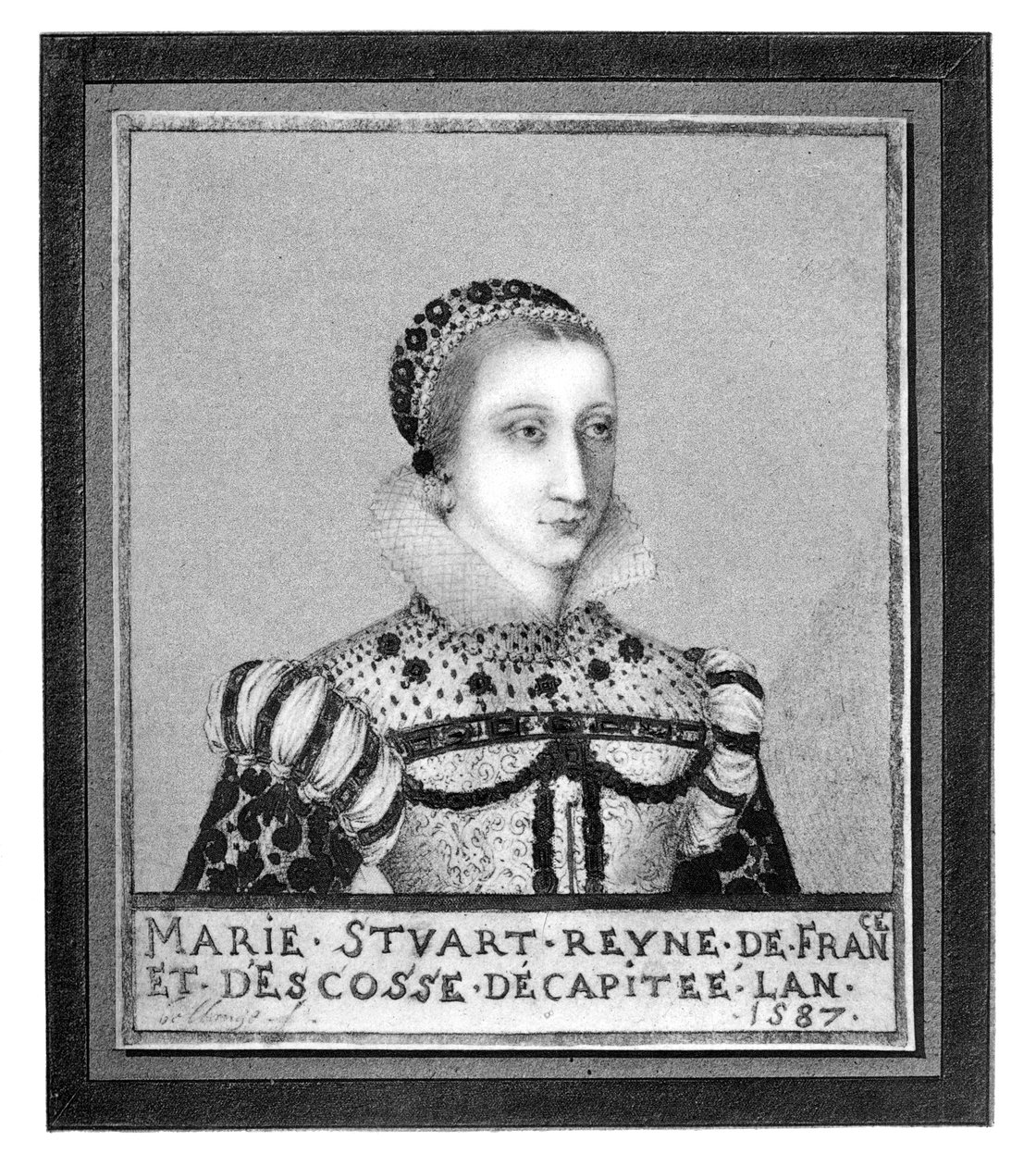 Mária, skót királynő, 1587, 1896 alkotó: Unbekannt