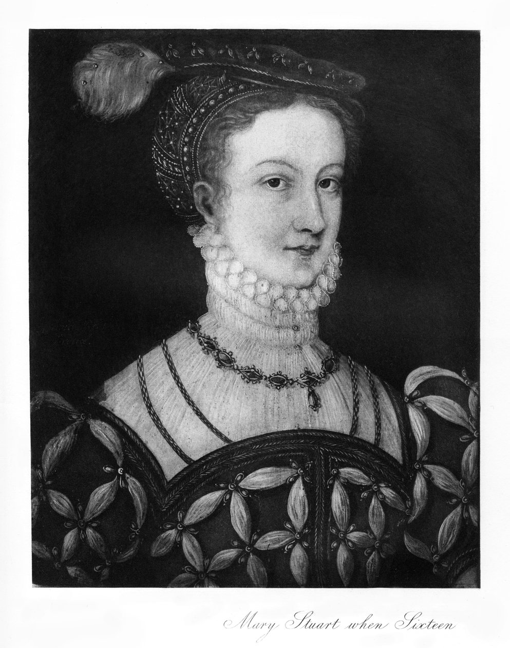 Mary Stuart tizenhat évesen, 1907 alkotó: Unbekannt