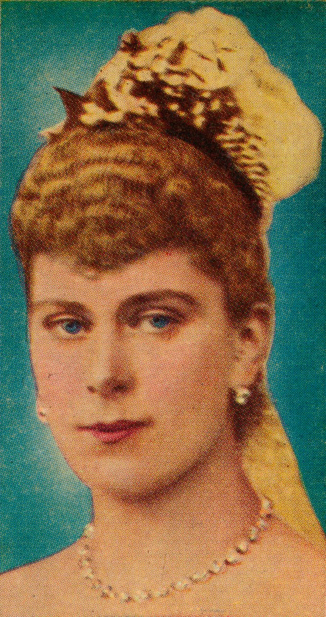 Mary of Teck az esküvőjén York hercegével, 1893-ban, 1935-ben alkotó: Unbekannt