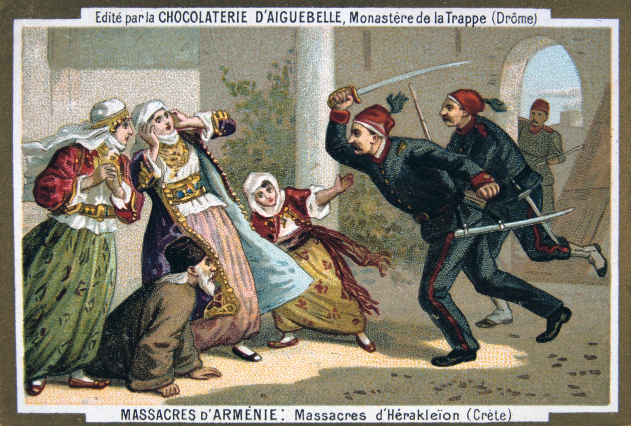 Iraklion Kréta mészárlásai, 1895 alkotó: Unbekannt