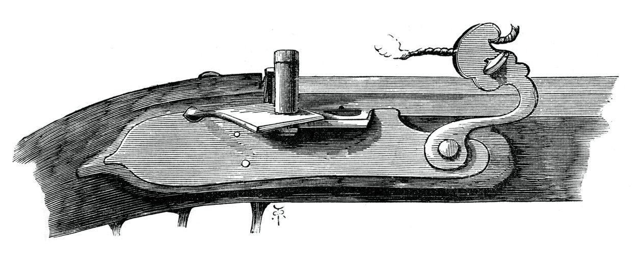 Matchlock, 17. század vége, a londoni Towerből, 1880 alkotó: Unbekannt