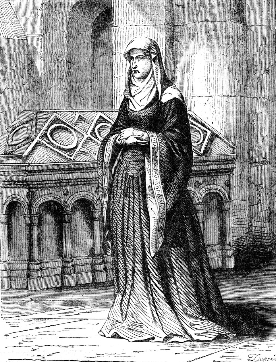 Skócia Matilda 1080-1118, I. Henrik királynője alkotó: Unbekannt