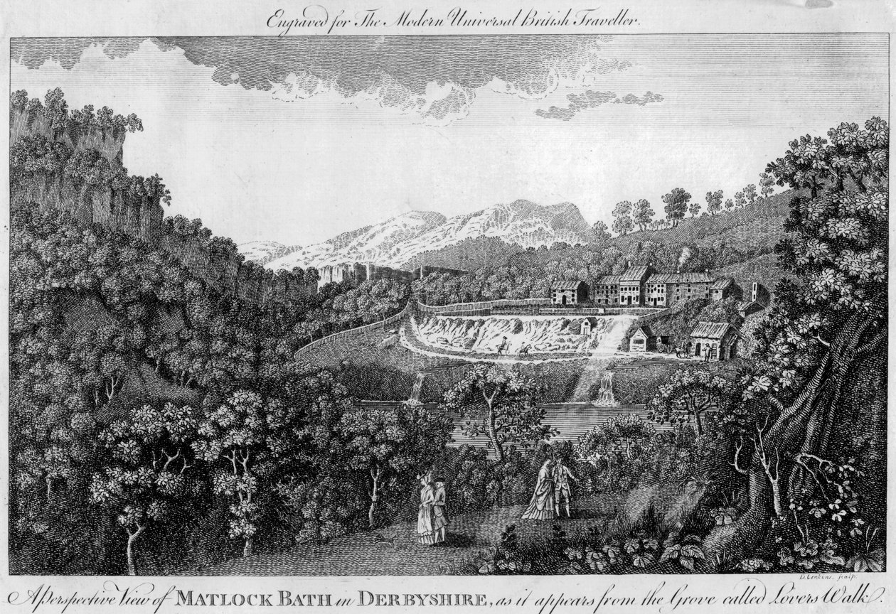 Matlock Spa, Derbyshire, 18. század vége alkotó: Unbekannt